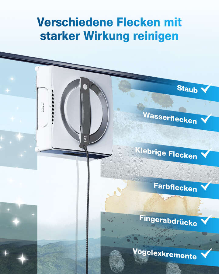 ECOVACS Akku-Fensterreinigungsroboter WINBOT W2 OMNI